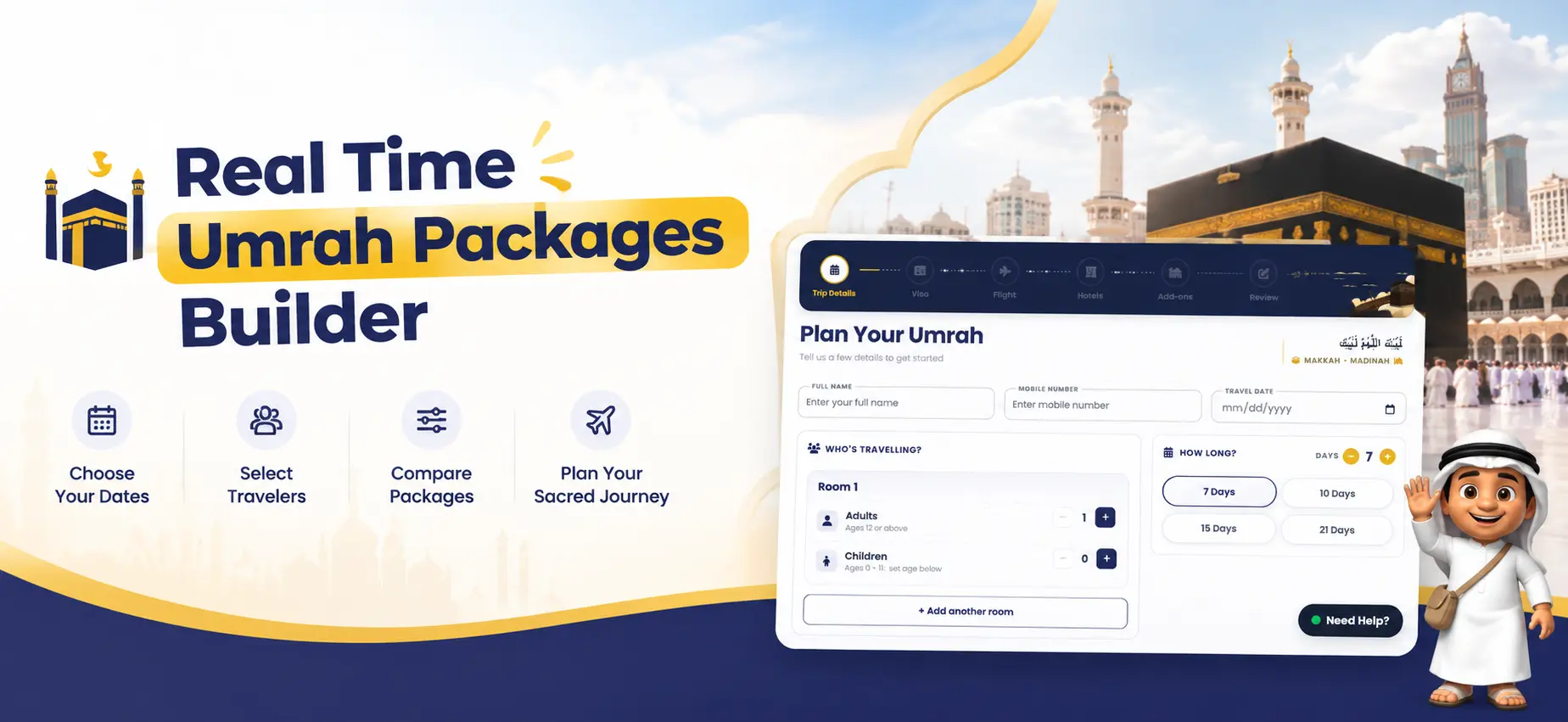 Build Your Own DIY Umrah with Al Mahad Travels' Umrah Package Builder