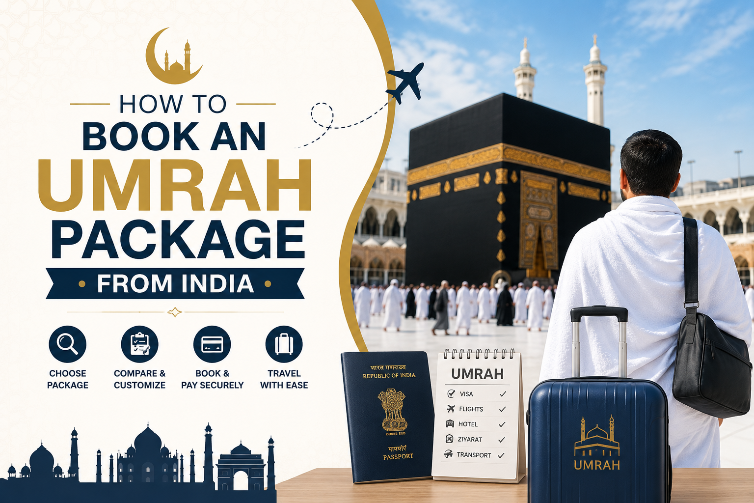 How to Book an Umrah Package from India: Complete Step-by-Step Guide (2026)